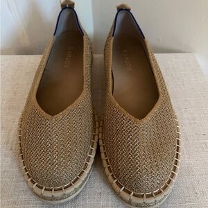 Rothy's Woven Tan Espadrilles